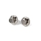 304 Stainless Steel Lapel Pin Backs, Tie Tack Pin, Brooch Findings, Stainless Steel Color, 10.5x11.5mm, round: 6mm
