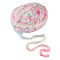 Polyester Yarn, for Knitting & Crochet, Pearl Pink, 13mm, 60m