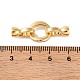 Латунь раз по сравнению с застежками KK-U016-24G-3