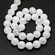 Chapelets de perles en quartz naturel craquelé G-N0007-12mm-11-2
