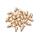 BENECREAT 30Pcs 18K Gold Plated Brass Beads Column Metal Spacer Beads 2mm Hole Beads(6x4mm) for Necklaces KK-BC0005-42G-1