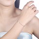 Romantique 925 bracelets en argent sterling avec perle BJEW-BB30929-4