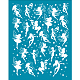 Olycraft 4x5 pouce pochoirs en argile motif de fée sérigraphie pour argile polymère petite fée sérigraphie pochoirs pochoirs de transfert de maille thème magique pochoir en maille pour la fabrication de bijoux en argile polymère DIY-WH0341-267-1