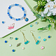 Superfindings kit fai da te per la creazione di gioielli a tema oceano DIY-FH0005-19-3