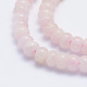Chapelets de perles en morganite naturelle G-L478-09-6mm-2