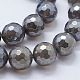 Chapelets de perles en agate naturelle électrolytique G-G749-01D-8mm-3