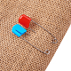 BENECREAT 1 Box(100pcs) 5cm Assorted Color Plastic Head Safety Pins Safety Pins Diaper Pins Plastic Head Cloth Diaper Nappy Pins NEED-BC0001-02-6