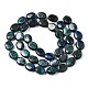 Natural Chrysocolla and Lapis Lazuli Beads Strands G-N330-031-2