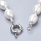 Collane di perle sintetiche a conchiglia di perle NJEW-Q310-20A-3