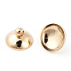 Латунная крышка для бусин KK-WH0003-10mm-02G-A-1