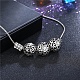 Eco-Friendly Electroplate Alloy Beaded Necklaces NJEW-AA00086-19AS-3