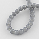Chapelets de perles en verre imitation jade DGLA-S076-10mm-30-2