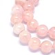 Chapelets de perles en morganite naturelle G-F602-12-10mm-3