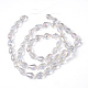 Fili di perle di vetro placcate a goccia sfaccettate X-EGLA-D015-15x10mm-01-4