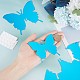 CREATCABIN 1 Set Large Butterfly Wall Decor 3D Butterflies Mirror Stickers Removable Mirrors Decals DIY Animal Murals Sticker with 30Pcs Double-Sided Tapes for Home Bedroom Decors AJEW-CN0001-65D-3