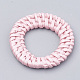 Caña de raso pintada a mano / anillos de unión de ratán tejidos X-WOVE-N007-01D-3