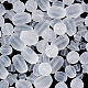 100pcs 5 perles acryliques givrées transparentes de style FACR-PJ0001-02-5