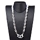 Personalisierte Halsketten aus Acryl und CCB-Kunststoffkabel NJEW-JN02824-01-4