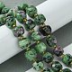Natural Ruby in Zoisite Beads Strands G-Q010-A02-01-2