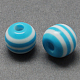 Rotonde perle di resina a righe RESI-R158-12mm-05-1
