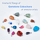 Natural Mixed Gemstone Pendants G-PH0001-07-4