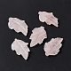 Pendentifs de quartz rose naturel G-I336-01-30-4