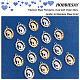 HOBBIESAY 16Pcs 2 Colors Our Lady Virgin Mary Charms 17.5x13.5mm Oval with Virgin Mary Pendants Italian Medal Charms Pendant for Jewelry Making or DIY Crafts FIND-HY0001-10-4