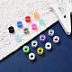32 pièces 16 couleurs silicone mince oreille jauges chair tunnels bouchons FIND-YW0001-17B-6
