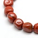 Nuggets natürliche rote Jaspis Perlen Stränge G-P062-01-3