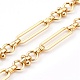 Brass Link Chain Necklaces NJEW-JN03365-2