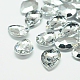 Cabuchones de diamante de imitación de acrílico de Taiwan imitación GACR-A017-20x30mm-01-1