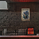 Globleland targa in metallo vintage targa in metallo placca poster retro halloween targa in metallo decorativa da parete 8×12 pollici per la casa cucina bar caffetteria club decorazione AJEW-WH0189-044-7
