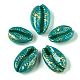 Spray Painted Natural Cowrie Shell Beads SSHEL-R047-03-A02-2