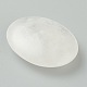 Pietra di palma ovale in cristallo di quarzo naturale G-G973-05-2