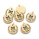 316 Surgical Stainless Steel Pendants STAS-I164-016G-1