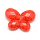 Transparent Crackle Acrylic Beads CACR-S007-02E-2