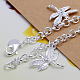 Brass Dragonfly Charm Bracelets For Women BJEW-BB12493-3