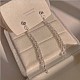 Серьги с кисточками из искусственного жемчуга RQ6220-10-1