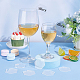 Charms per bicchiere di vino in acrilico specchio personalizzato 60 pz AJEW-FG0003-02B-5