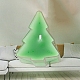 Christmas Tree Plastic Clear Tea Light Candle Cup Holders CAND-PW0001-367-1