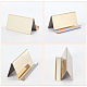 ステンレス鋼の名刺フレーム  ライトゴールド  1-3/4x3-1/2x2インチ（4.5x9x5cm） ODIS-WH0008-37LG-4