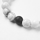 Natural & Synthetic Mixed Stone Stretch Bracelets BJEW-P185-C-3