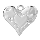 Нержавеющая сталь сердца подвески FIND-PW0011-042P-1