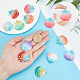 SUNNYCLUE 1 Box 12PCS Resin Shell Charms Opaque Seashell with Star Resin Pendants for Jewelry Making Charms Necklaces Bracelets Earrings DIY Cafting Supplies ccessories RESI-SC0001-71-3