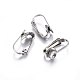 304 Stainless Steel Clip-on Earring Findings STAS-P210-15P-1