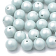 Perles acryliques de style peint par pulvérisation X-MACR-T010-10mm-02-1