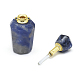 Pendentifs flacon de parfum ouvrable en lapis-lazuli naturel G-E556-02G-3