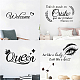 PVC Quotes Wall Sticker DIY-WH0200-092-6