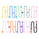 Biyun 10pcs 10 cadenas de anteojos de colores AJEW-BY0001-01-2
