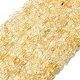 Нити из натуральных бусин цитрина класса АА G-I389-A16-2